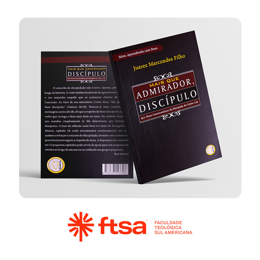 Livro: Mais que admirador, discípulo!